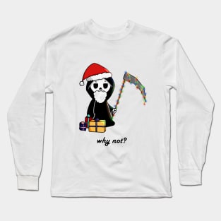 Christmas Grim Reaper Long Sleeve T-Shirt